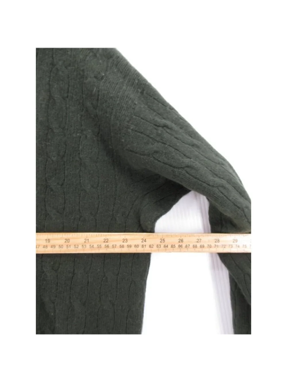 VINTAGE Polo Ralph Lauren Sweater XL Cashmere Cable Knit Crewneck